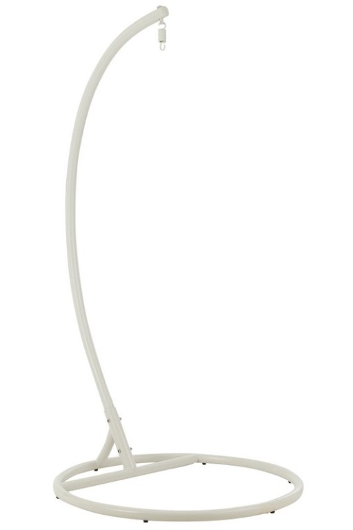 J-Line Hanging Chair + Cushions Bula Metal/Cane White