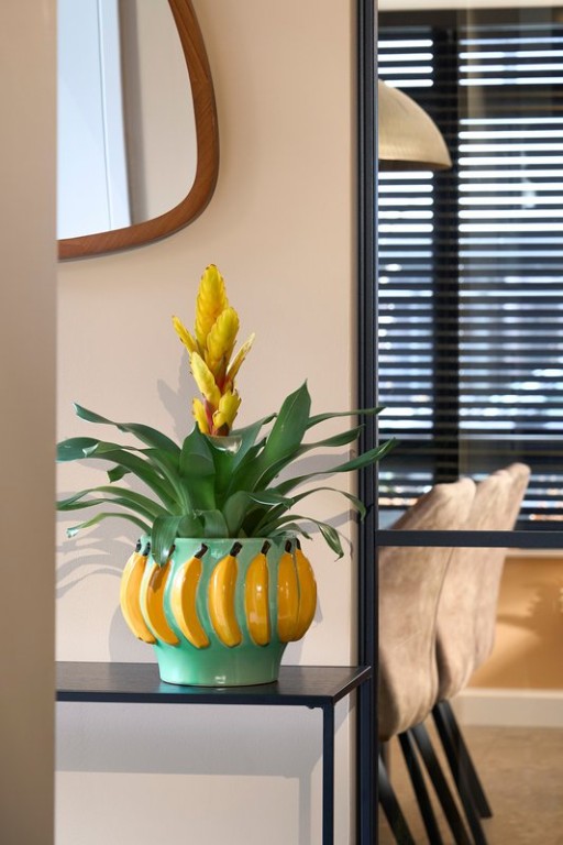 Mosa flowerpot inside - H18 x Ø24 cm - Ceramics - Light green