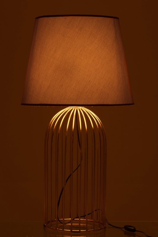 J-Line lamp base + shade Joni - iron - gold