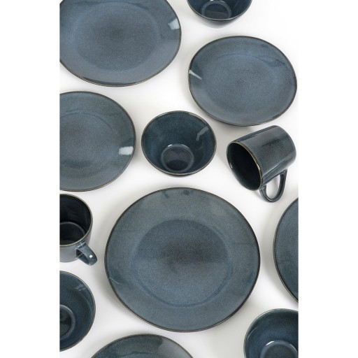 Racco Serviesset 4 Persoons - Steengoed - Donkergrijs