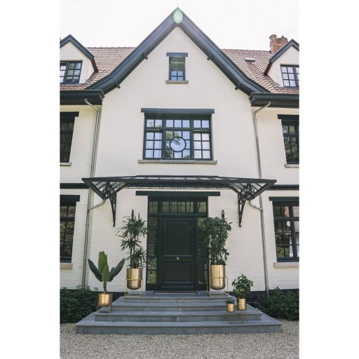 De Messing Plantenbak op Standaard - Messing - M