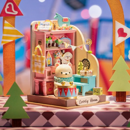 DIY House Childhood, Robotime, DS027, 7x7x10cm