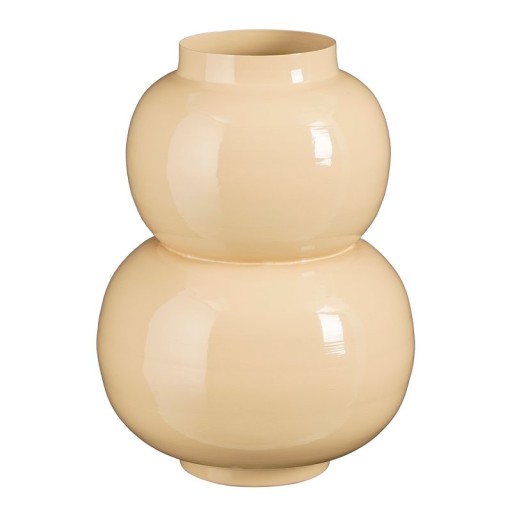 Boyd Vase - H37 x Ø26 cm - Metal - Beige