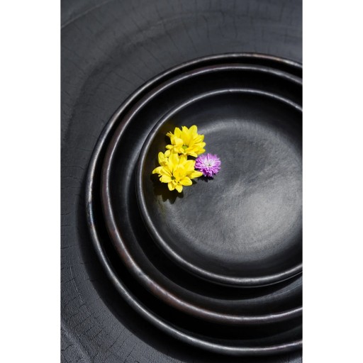 The Burned Classic Plate - Zwart - L.