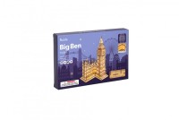 3D Wooden Puzzle Big Ben incl. lighting, Robotime, TG507, 10.7x10.1x19.1c