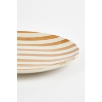 Elsie Dinerbord - Assorti - H3 x Ø26 cm - Steengoed - Bruin