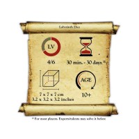 Breinbreker Labyrinth Dice, Logica Giochi, LG422, 7x7x7cm