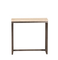 Zoah Black Travertine Rectangle Sidetable SV3