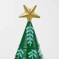 Decoratie Kerstboom - H46 x Ø13 cm - IJzer - Groen