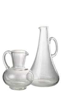 J-Line Long carafe - glass - transparent