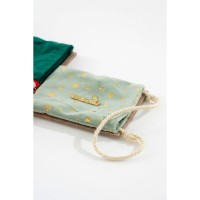 Adventskalender - L72 x B1 x H51 cm - Vilt - Groen, Rood