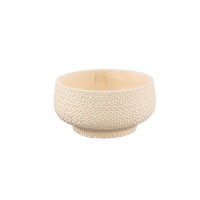 Laim Cream Cement Round Bowl Dots Pattern S