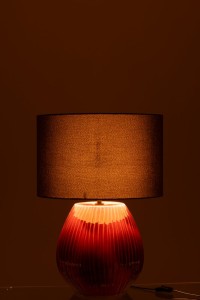 J-Line Lamp Akane Ceramic Red Small