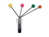 Hat Rack Neptune Chrome w. Coloured Balls Small