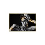 Glass Art Wall Picture Woman Pose