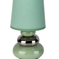 Keramik Tischleuchte "STONEY" mint - Klassik - Tischleuchte - - mint - E14 - keine Angabe