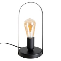 Metal table lamp "Faro" h: 28.5cm black