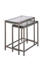Lucinde Brass Iron Sidetable Thick Glass Rect SV2