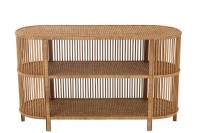 J-Line Table Exo Bamboo/Rattan Natural