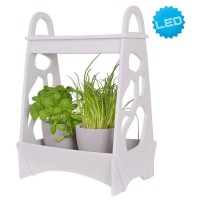 LED mini garden h: 50cm white "Garden"