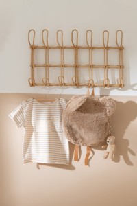 J-Line coat rack - jute - natural