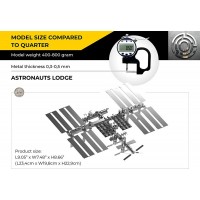 Metal Time Astronauts Lodge, MT017, 19.8x23.4x22.9cm