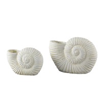 Shelly White Shell Shaped Cement Statue L