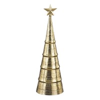 Decoratie Kerstboom - H43 x Ø13 cm - Aluminium - Goud