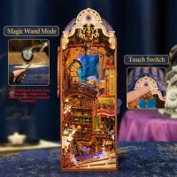 Tonecheer, DIY Book Nook, Magical Library Bookend, TQ134, 18,2x10,7x28,3cm