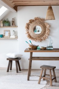 J-Line Console Wood Brown