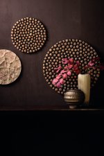 Gen Bronze Oval Cement Wall Panel Bulbs High L