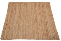 J-Line carpet Rectangle - jute - natural