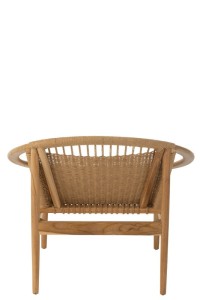 J-Line chair Round - wood - natural