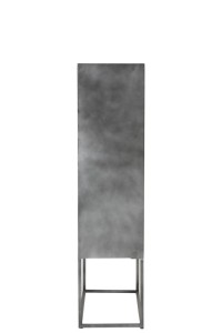 J-Line Bar Cabinet Shanil 2 Doors Wood/Iron Natural/Gray