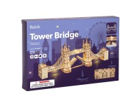 3D Wooden Puzzle, Tower Bridge incl. lighting, Robotime, TG412, 36x7.5x11.1cm