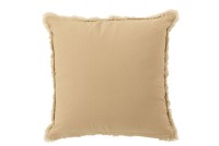 J-Line cushion Circle Ibiza - cotton - white/beige