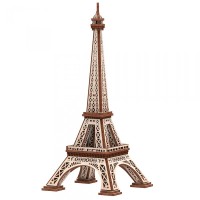 Mr. Playwood 3D Wooden Puzzle Eiffel Tower, 10406, 14.9x14.9x23.8cm