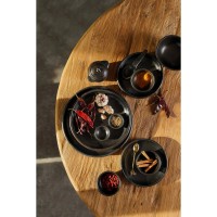 The Burned Classic Plate - Zwart - L.
