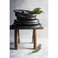 The Burned Deep Plate - Zwart - M