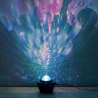 Atmospheric Galaxy LED projector, decorative lighting made of plastic, colorful, integrated LED, for inside