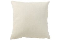 J-Line cushion Geo - textile - white/light yellow