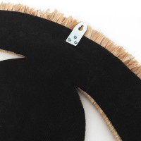 The Raffia Eye Mirror - Natural - M