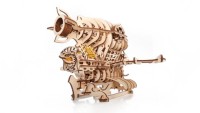 DIY Eco Wood Art 3D Mechanical Puzzle Pirate Airship Skylord, 327, 37.1×37.7×25.5cm