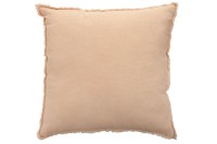 J-Line cushion Stonewashed - linen - light pink