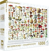 New York Puzzle Company Mushrooms ~ Mushrooms - 1000 pieces