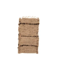 The Oh My Gee Bestekhouder - Beige Zwart - Set van 4