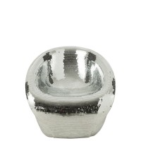 J-Line stoel Spiegel - hars - zilver