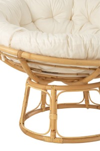 J-Line Sofa Celine + Kussen Rotan Naturel 