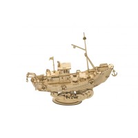 Robotime, 3D Houten Puzzel Fishing Ship, TG308, 19x4,8x15,8cm