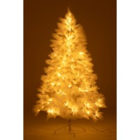 J-Line Kerstboom 400 Led Pampa Metaal Wit
